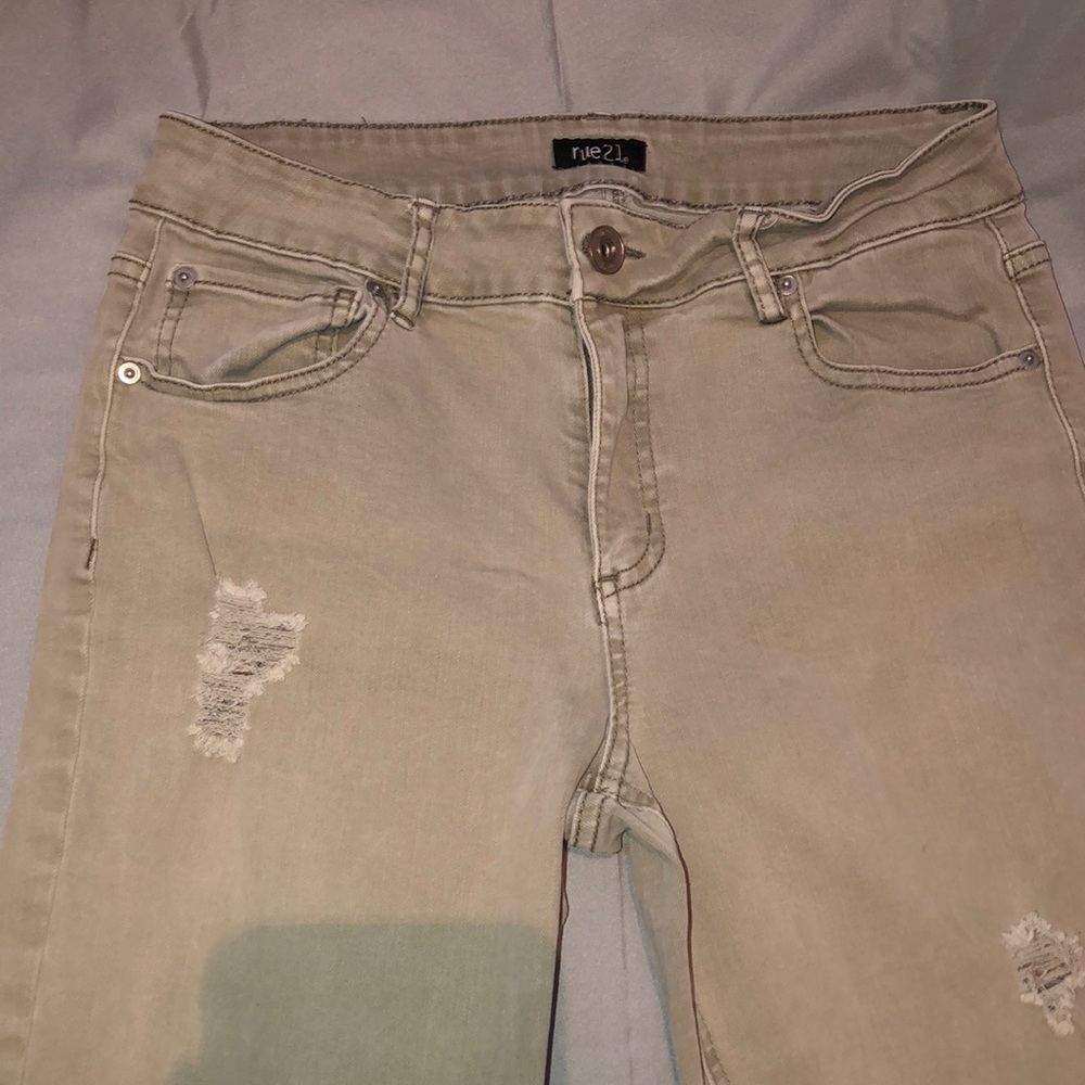 *SOLD! Light green jeans - Picture 2 of 10
